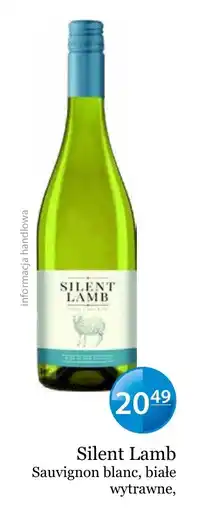 Specjał Silent Lamb Sauvignon blanc, białe wytrawne oferta