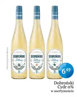 Specjał Dobroński Cydr 0% oferta