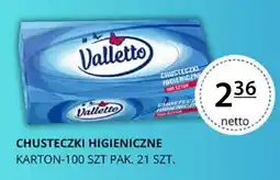 Specjał Chusteczki higieniczne Valletto oferta