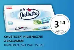 Specjał Chusteczki higieniczne z balsamem Valletto oferta