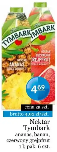 Specjał Nektar Tymbark ananas, banan, czerwony grejpfrut oferta