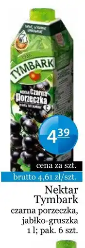 Specjał Nektar Tymbark czarna porzeczka, jabłko-gruszka oferta