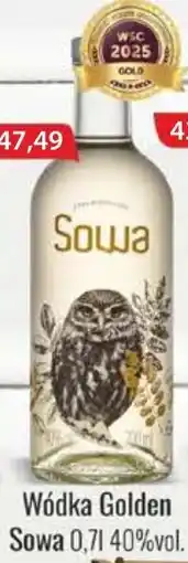 Specjał Wódka Golden Sowa oferta