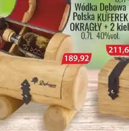 Specjał Wódka dębowa polska kuferek okrągły oferta