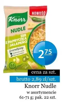 Specjał Knorr Nudle Ser z papryczką jalapeño oferta