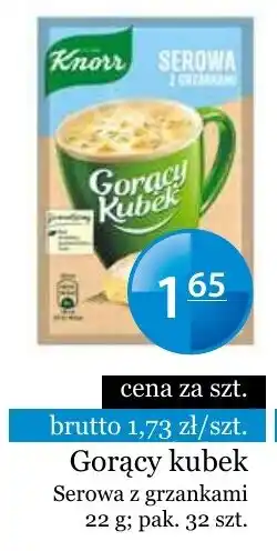 Specjał Gorący kubek Serowa z grzankami oferta