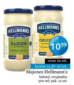 Specjał Majonez Hellmann's babuni, oryginalny oferta