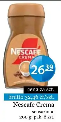 Specjał Nescafe Crema sensazione oferta
