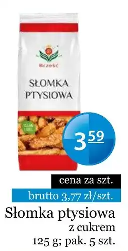 Specjał Słomka ptysiowa z cukrem oferta
