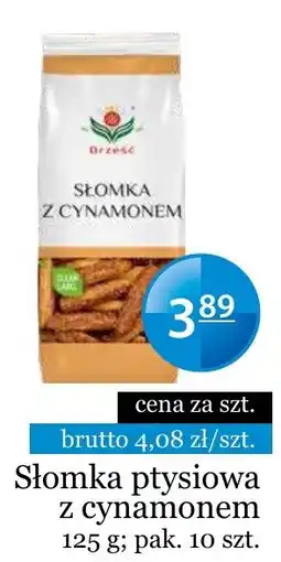 Specjał Słomka z cynamonem oferta