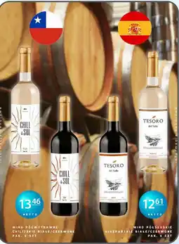 Specjał Wino Półwytrawne Chilejskie Białe/Czerwone oferta
