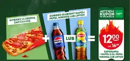 Żabka Zapiekanka +napój Pepsi, Mirinda lub lipton oferta