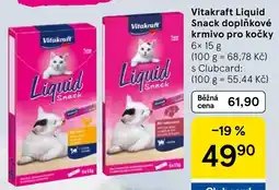 Eurocash Vitakraft Liquid Snack doplňkové krmivo pro kočky oferta