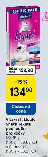 Eurocash Vitakraft Liquid Snack Tekutá pochoutka pro kočky oferta