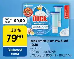 Eurocash Duck Fresh Discs WC čistič náplň oferta