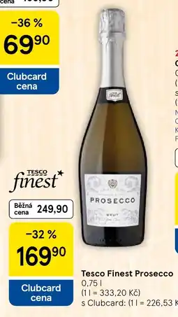 Eurocash Tesco Finest Prosecco oferta