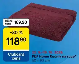 Eurocash F&F Home Ručník na ruce oferta