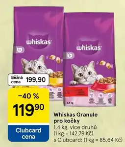 Eurocash Whiskas Granule pro kočky oferta