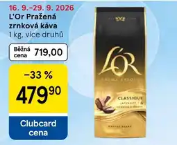 Eurocash L'Or Pražená zrnková káva oferta