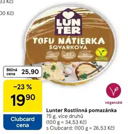 Eurocash Lunter Tofu Nátierka Škvarková oferta