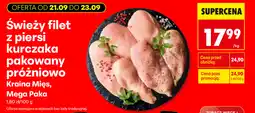 Biedronka Świeży filet z piersi kurczaka pakowany próżniowo Kraina Mięs, Mega Paka oferta