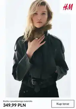 H&M Kurtka z powlekanego materiału H & M oferta