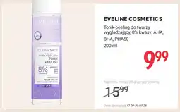 Rossmann Tonik-peeling do twarzy wygładzający 8% kwasy AHA BHA PHA Eveline Cosmetics oferta