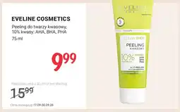 Rossmann Peeling do twarzy kwasowy 10% kwasy AHA BHA PHA Eveline Cosmetics oferta