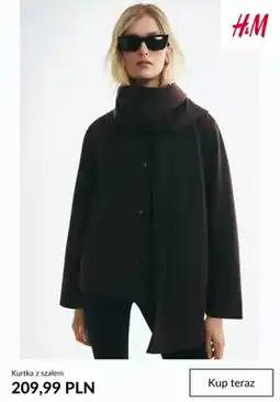 H&M Kurtka z szalem H & M oferta