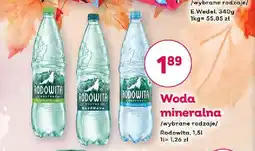 Bliski Woda mineralna gazowana delikatnie Rodowita oferta