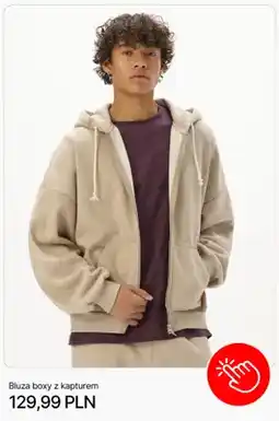 Cropp Bluza boxy z kapturem Cropp oferta
