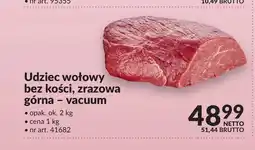 Makro Udziec wołowy bez kości zrazowa górna vacuum oferta