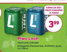 Bliski Piwo Lech 4-pak oferta