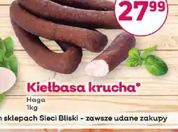 Bliski Kiełbasa krucha Haga oferta