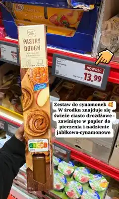 Lidl Zestaw do cynamonek Chef Select z nadzieniem jabłkowo-cynamonowym oferta