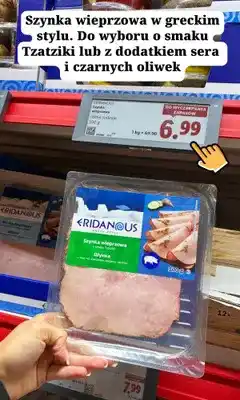 Lidl Szynka wieprzowa Eridanous o smaku Tzatziki oferta