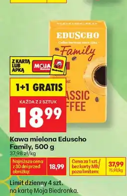 Biedronka Kawa mielona Eduscho oferta