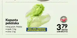 Makro Kapusta pekińska oferta