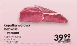 Makro Łopatka wołowa bez kości vacuum oferta