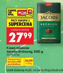 Biedronka Kawa mielona Jacobs oferta