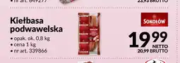 Makro Kiełbasa podwawelska Sokołów oferta