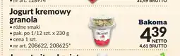 Makro Jogurt kremowy granola Bakoma oferta
