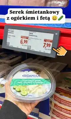 Lidl Serek śmietankowy Eridanous z fetą i ogórkiem oferta