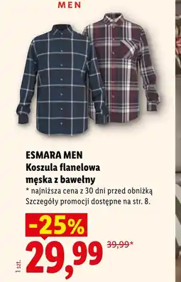 Lidl Koszula męska Esmara oferta