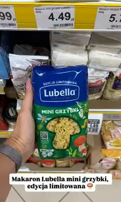 Dino Makaron Lubella Mini Grzybki oferta