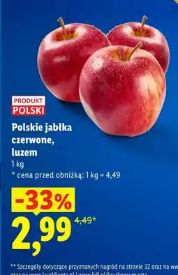 Lidl Jabłka WW oferta