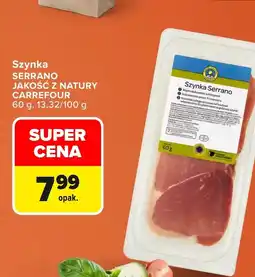 Carrefour Market Szynka Serrano oferta