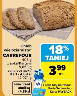 Carrefour Market Chleb wieloziarnisty Carrefour oferta