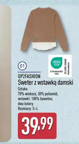 ALDI Sweter damski Up2Fashion oferta