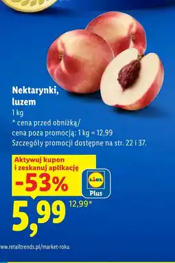 Lidl Nektarynki oferta